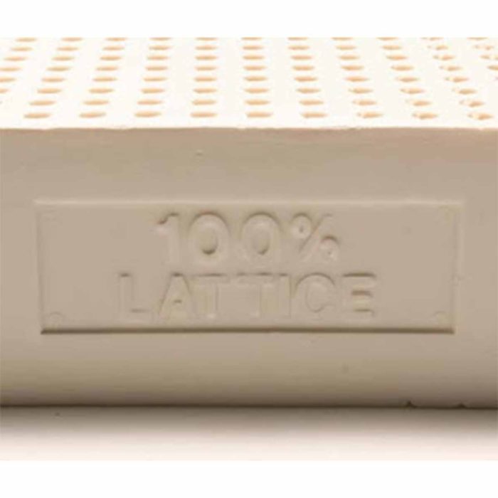 Materasso 100% Lattice tessuto in Aloe Vera + guanciale lattice OMAGGIO