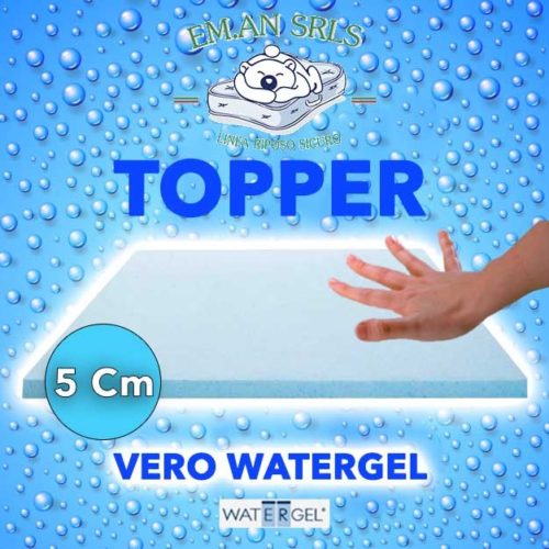 Topper in water gel